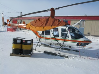 The smaller Bell 206 Jet Ranger