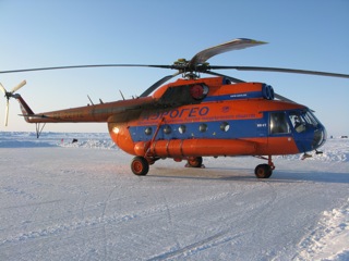 MI-8 helicopter, dependable workhorse of the Arctic