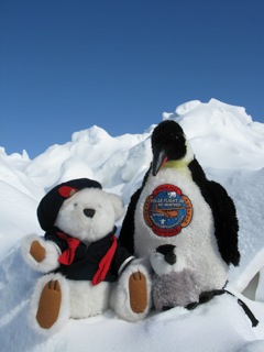 Ted and Renee - my copilot and navigator - took to the slopes during a short rest stop in Cambridge Bay.  