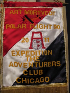 Art Mortvedt, Polar Flight 90 2011 Expedition The Adventurers Club Chicago