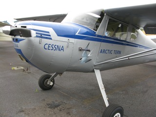 Cessna 140, the Arctic Tern, owned by Bud Helmericks, author of 